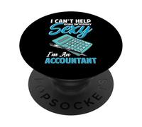 Citation Amusante et Sexy de Comptable CPA PopSockets PopGrip Adhésif