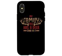 Citation Amusante Hunter Mon Arbre généalogique a Un Support de cerf Coque pour iPhone X/XS