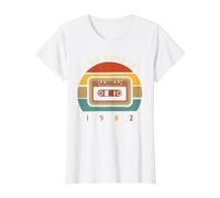 Citation Amusante « I am Born in 1982 » avec Cassette. T-Shirt Graphique avec Valeur