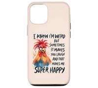 Citation Amusante « I Know I'm Weird But Sometimes It Make You Laugh » Coque pour iPhone 12/12 Pro