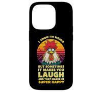 Citation Amusante « I Know I'm Weird But Sometimes It Make You Laugh » Coque pour iPhone 14 Pro