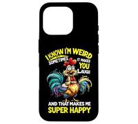 Citation Amusante « I Know I'm Weird But Sometimes It Make You Laugh » Coque pour iPhone 16 Pro
