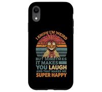 Citation Amusante « I Know I'm Weird But Sometimes It Make You Laugh » Coque pour iPhone XR