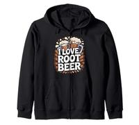 Citation Amusante « I Love Root Beer » Sweat à Capuche