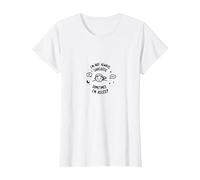 Citation Amusante I'm Not Always Sarcastic Sometimes I'm Asleep T-Shirt, Femme, Blanc, S