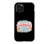 Citation Amusante « It Took All My Willpower to Quit Dieting » Coque pour iPhone 11 Pro