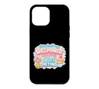 Citation Amusante « It Took All My Willpower to Quit Dieting » Coque pour iPhone 12 Pro Max