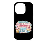 Citation Amusante « It Took All My Willpower to Quit Dieting » Coque pour iPhone 14 Pro
