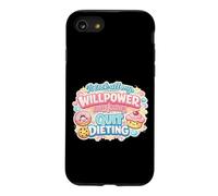 Citation Amusante « It Took All My Willpower to Quit Dieting » Coque pour iPhone SE (2020) / 7/8