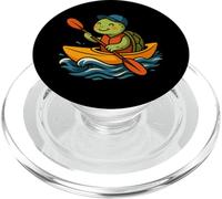 Citation Amusante Paddle Like Nobody's Watching Turtle Kayak PopSockets PopGrip pour MagSafe