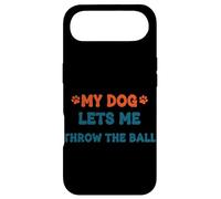 Citation Amusante pour Animal Domestique My Dog Lets Me Throw The Ball Coque pour iPhone Air