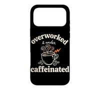Citation Amusante pour Les Amateurs de café surmenés sous caféine Coque pour iPhone 17 Pro Max