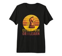 Citation Amusante pour Les Amoureux des échecs T-Shirt Haut de Gamme