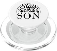 Citation Amusante « Stay at Home Son » Convient aux Hommes et aux Femmes. PopSockets PopGrip pour MagSafe