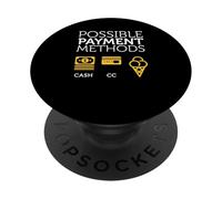 Citation Amusante sur Le Jour du paiement, Chemise sur Le PopSockets PopGrip Adhésif