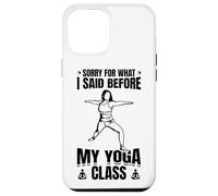 Citation Amusante sur Le Yoga Ayurveda Coque pour iPhone 12 Pro Max