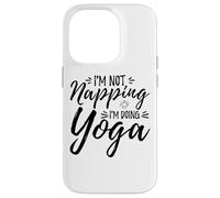 Citation Amusante sur Le Yoga Yoga Therapy Coque pour iPhone 14 Pro