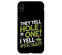 Citation Amusante « They Yell Hole in One » Coque pour iPhone XS Max