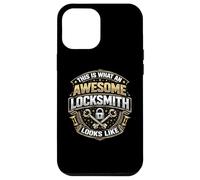 Citation Amusante « This is What an Awesome Locksmith Looks Like » Coque pour iPhone 12 Pro Max