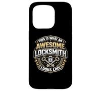 Citation Amusante « This is What an Awesome Locksmith Looks Like » Coque pour iPhone 15 Pro
