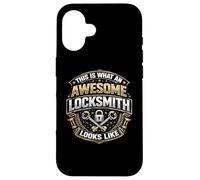 Citation Amusante « This is What an Awesome Locksmith Looks Like » Coque pour iPhone 16