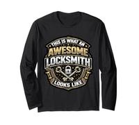 Citation Amusante « This is What an Awesome Locksmith Looks Like » Manche Longue