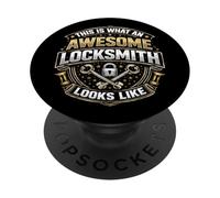 Citation Amusante « This is What an Awesome Locksmith Looks Like » PopSockets PopGrip Adhésif