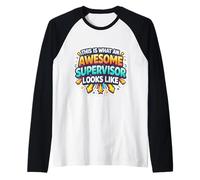 Citation Amusante « This is What an Awesome Supervisor Looks Like » Manche Raglan