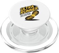 Citation Amusante Ultra Runner Don't Follow Me I Do Stupid Things PopSockets PopGrip pour MagSafe