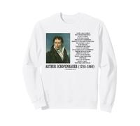 Citation Arthur Schopenhauer Achievement Talent Versus Genius Sweatshirt