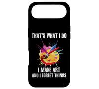 Citation Artistique That's What I Do I Make Art and I Forget Things Coque pour iPhone Air