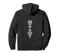 Citation audacieuse de confiance en soi Motivation to Trust Yourself Sweat à Capuche