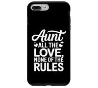 Citation « Aunt All The Love None of The Rules » Coque pour iPhone 7 Plus/8 Plus