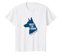Citation Best in Show Dog Lover Citation Pet Celebration T-Shirt, Enfant, Blanc, 10 Ans