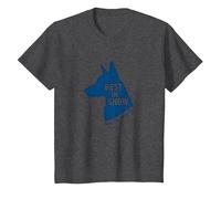 Citation Best in Show Dog Lover Citation Pet Celebration T-Shirt, Enfant, Chiné Foncé, 10 Ans