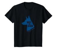 Citation Best in Show Dog Lover Citation Pet Celebration T-Shirt, Enfant, Noir, 10 Ans