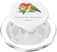 Citation biblique « A Sweet Friendship refreshes The Soul» pour Femme PopSockets PopGrip pour MagSafe