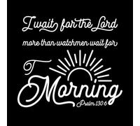 citation biblique du psaume j'attends Stickers lettrage 54.6x62.8cm N'abîme pas le mur Blanc