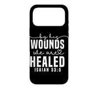 Citation biblique inspirante Isaïe 53:5 Coque pour iPhone 17 Pro Max