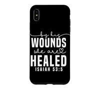 Citation biblique inspirante Isaïe 53:5 Coque pour iPhone XS Max