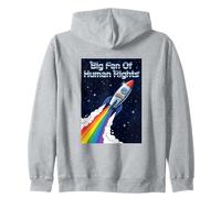 Citation Big Fan of Human Rights Citation Rocket Ship Sweat à Capuche