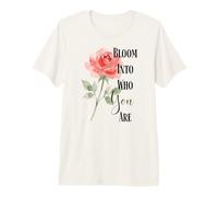 Citation Bloom Into You Rose T-Shirt Haut de Gamme