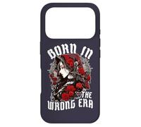 Citation « Born in The Wrong Era » Vintage Gothique Gothique féminin Coque pour iPhone 17 Pro