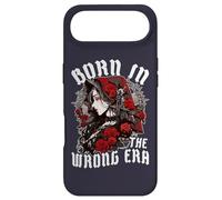 Citation « Born in The Wrong Era » Vintage Gothique Gothique féminin Coque pour iPhone Air