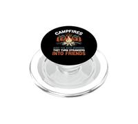 Citation Campfires Make The Best Memories Camping Friends PopSockets PopGrip pour MagSafe