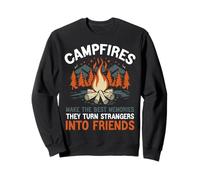 Citation Campfires Make The Best Memories Camping Friends Sweatshirt