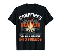 Citation Campfires Make The Best Memories Camping Friends T-Shirt