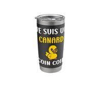 Citation canard amour Humour coin-coin je suis un canard Gobelet isotherme en acier inoxydable double paroi