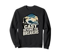 Citation « Cast Beyond That Breakers Fishing Ambition » Sweatshirt