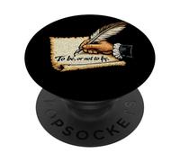 Citation célèbre Hamlet en Vieilli Shakespeare Drame PopSockets PopGrip Adhésif